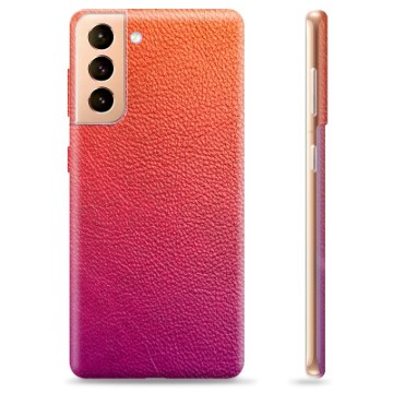 Samsung Galaxy S21+ 5G TPU Hülle - Ombre-Leder