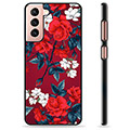 Samsung Galaxy S21 5G Schutzhülle - Vintage Blumen