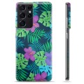 Samsung Galaxy S21 Ultra 5G TPU Hülle - Tropische Blumen