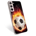 Samsung Galaxy S22 5G TPU Hülle - Fußball Flamme