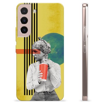 Samsung Galaxy S22 5G TPU Hülle - Retro-Kunst