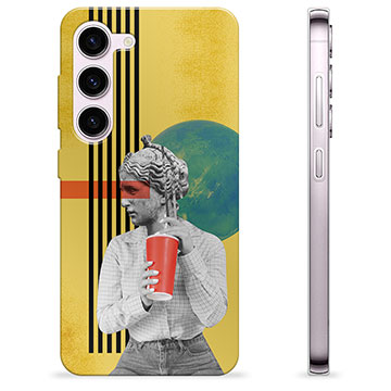 Samsung Galaxy S23 5G TPU Hülle - Retro-Kunst