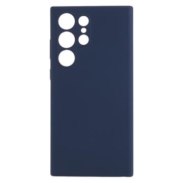 Samsung Galaxy S23 Ultra 5G Liquid Silikon Case - Dunkel Blau