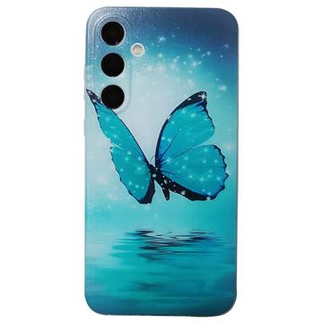 Samsung Galaxy S24 FE Stylish Ultra-Slim TPU Hülle - Blau Schmetterling