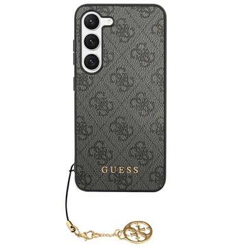 Samsung Galaxy S24 Guess 4G Charms Collection Hybrid Hülle - Grau