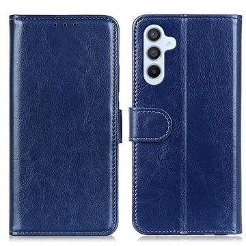 Samsung Galaxy S24 Wallet Schutzhülle mit Magnetverschluss - Blau