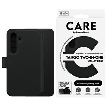 Samsung Galaxy S24+ PanzerGlass Care Tango 2-in-1 Wallet Hülle - MagSafe-kompatibel - Schwarz