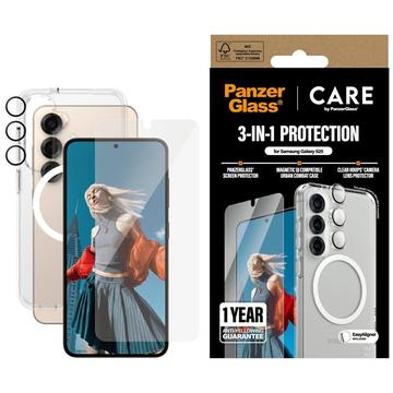 Samsung Galaxy S25 PanzerGlass Care Flagship 3-in-1 Bundle - Klar