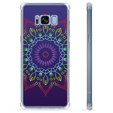 Samsung Galaxy S8 Hybrid Hülle - Buntes Mandala