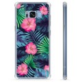 Samsung Galaxy S8 Hybrid Hülle - Tropische Blumen