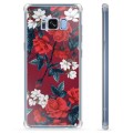 Samsung Galaxy S8 Hybrid Hülle - Vintage Blumen