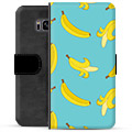 Samsung Galaxy S8 Premium Schutzhülle mit Geldbörse - Bananen