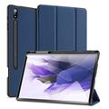 Samsung Galaxy Tab S9+ Dux Ducis Domo Tri-Fold Smart Folio Hülle - Blau