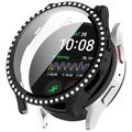 Samsung Galaxy Watch7 Strass Dekorativ Cover mit Panzerglas - 40mm