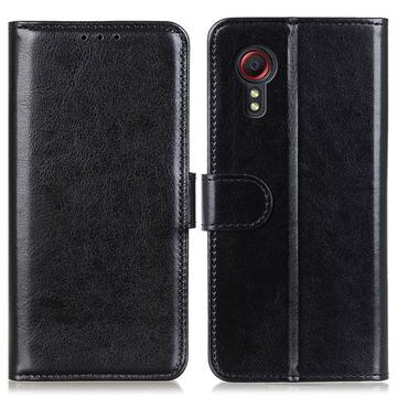 Samsung Galaxy Xcover 7 Wallet Schutzhülle mit Magnetverschluss - Schwarz