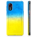 Samsung Galaxy Xcover 5 TPU Hülle Ukrainische Flagge - Zweifarbig