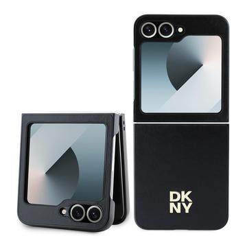 Samsung Galaxy Z Flip6 DKNY Stack Logo Hülle - Schwarz