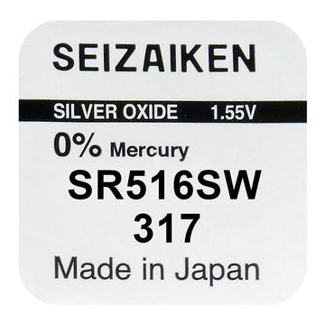 Seizaiken 317 SR516SW Silberoxidbatterie - 1.55V