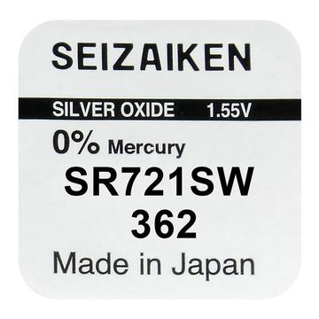 Seizaiken 362 SR721SW Silberoxidbatterie - 1.55V