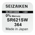 Seizaiken 364 SR621SW Silberoxidbatterie - 1.55V