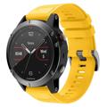 Silikonarmband - Garmin Fenix 6 GPS/6 Pro GPS/5/5 Plus - Gelb