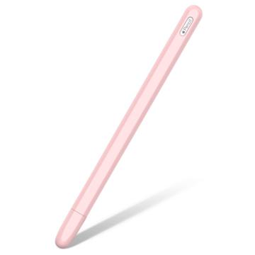 Anti-Rutsch Apple Pencil (2e Generatie) Silikon Case - Rosa