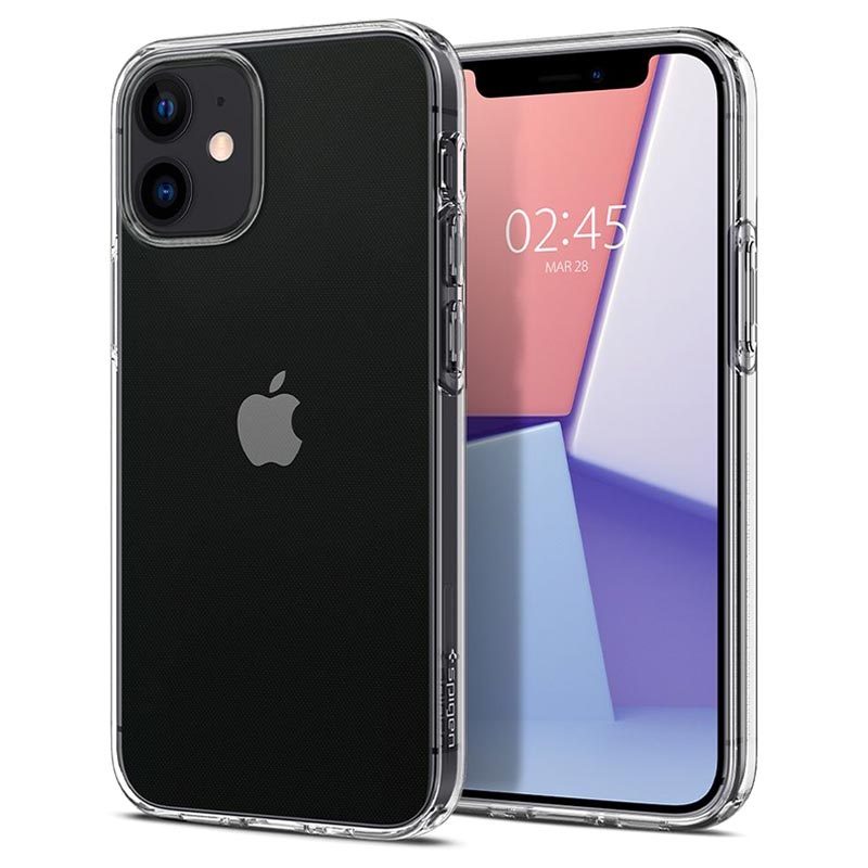 Spigen Liquid Crystal iPhone 12 Mini TPU Hülle - Durchsichtig