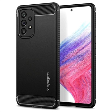 Spigen Rugged Armor Samsung Galaxy A53 5G TPU Hülle - Schwarz