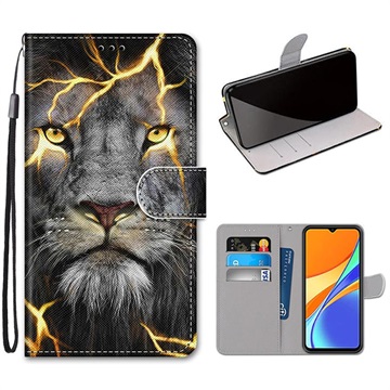 Style Serie Xiaomi Redmi 9C, Redmi 9C NFC Wallet Hülle - Löwe