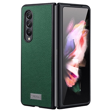 Samsung Galaxy Z Fold4 Sulada Luxury Serie Hybrid Hülle - Grün