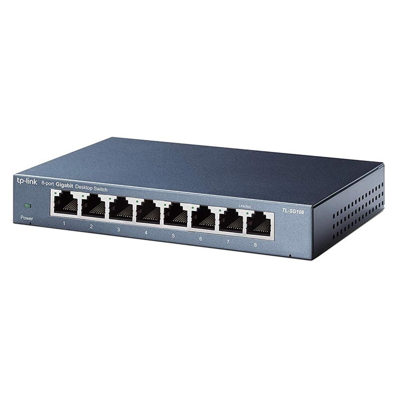 Tp Link Tl Sg108 8 Port Gigabit Desktop Switch 10 100 1000 Mbps