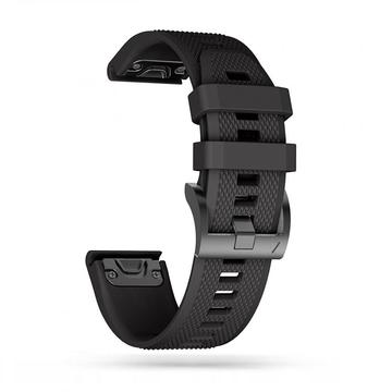 Tech-Protect Smooth Universal Garmin Silikonband - 22mm - Schwarz