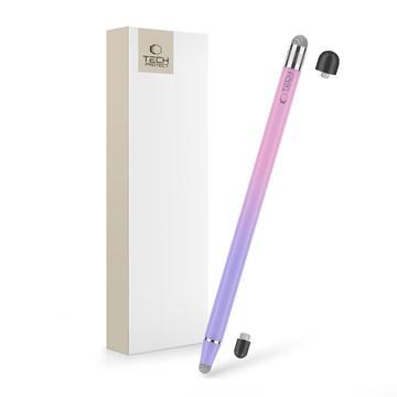 Tech-Protect USP100 Touch Stylus Pen - Präzise und reaktionsschnell - Violett/Pink