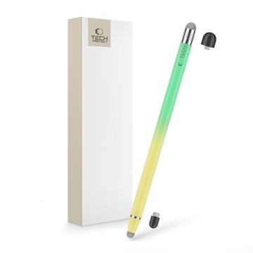 Tech-Protect USP100 Touch Stylus Pen - Präzise und reaktionsschnell - Gelb / Grün