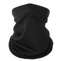 Thin Tube Neck Gaiter für Laufen, Radfahren und Skifahren - Schwarz