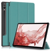 Samsung Galaxy Tab S9+ Tri-Fold Serie Smart Folio Hülle - Grün