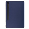 Tri-Fold Serie Samsung Galaxy Tab S8+ Smart Folio Hülle - Dunkel Blau