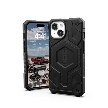 iPhone 15 UAG Monarch Pro MagSafe Hybrid Hülle - Karbonfaser