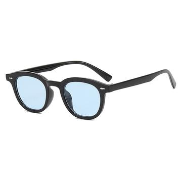 Unisex Heritage Retro-Sonnenbrille - Schwarz / Blau