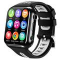 W5PRO 4G Dual Kamera Kinderuhr 2+16G Wear Resistant 1,83" IPS HD Smart Phone Watch - Schwarz / Grau