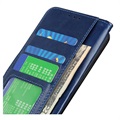 iPhone 13 Pro Max Wallet Schutzhülle mit Magnetverschluss - Blau