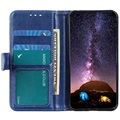 Motorola Moto E20/E30/E40 Wallet Hülle mit Magnetverschluss - Blau
