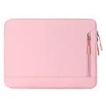 Wasserabweisende elegante Oxford Laptop-Tasche m. Seitentasche - 15.6" - Rosa