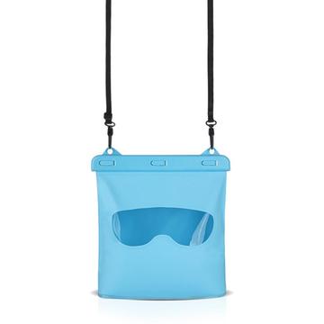 Wasserdichte Schwimmtasche mit Gurt PB12 - 3L - Blau