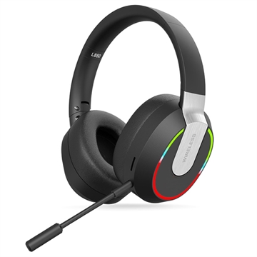 Drahtlose Gaming Headset L850 mit RGB-Licht (Offene Verpackung - Bulk Befriedigend) - Schwarz