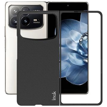 Xiaomi Mix Fold 4 Imak Ruiyi Hybrid Hülle - Karbonfaser - Schwarz