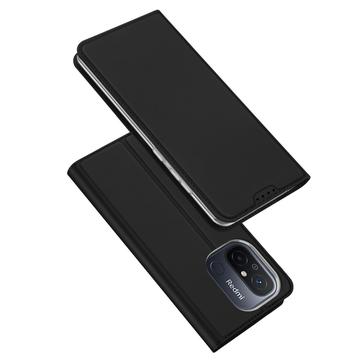 Xiaomi Redmi 12C, Poco C55 Dux Ducis Skin Pro Flip Case - Schwarz