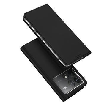 Xiaomi Redmi K70/K70 Pro/Poco F6 Pro Dux Ducis Skin Pro Flip Hülle - Schwarz