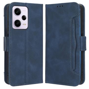 Xiaomi Redmi Note 12 Pro Wallet Hülle mit Kartenhalter - Blau