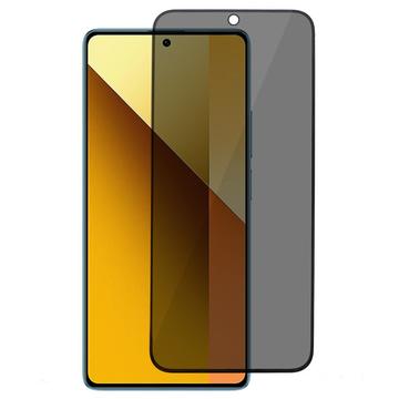 Xiaomi Redmi Note 13 4G Privacy Full Cover Panzerglas - 9H - Schwarz Rand